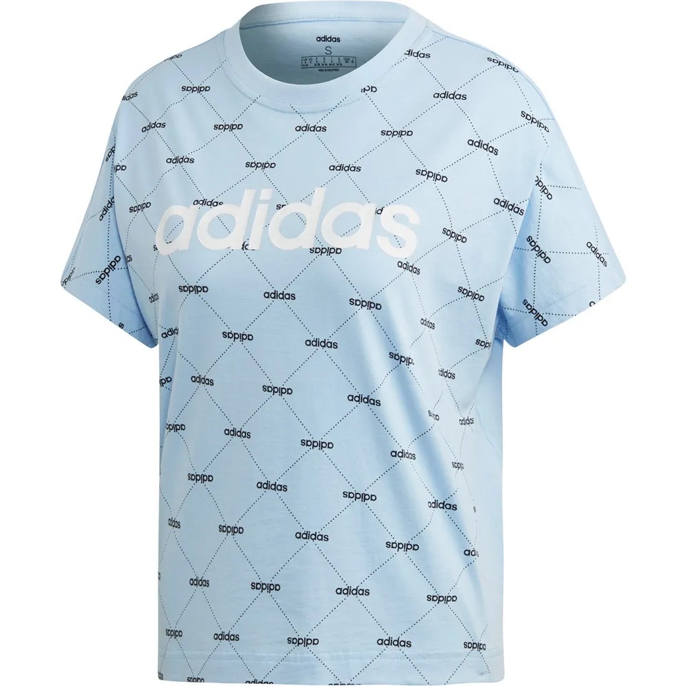 WOMEN LINEAR GRAPHIC TEE